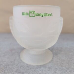 Walt Disney‎ World Polynesian Village Tiki Frosted Glass Cup